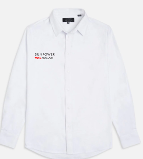 SunPower/TCL Solar White Business Shirts (Men's & Women's) - NOT CO-BRANDED