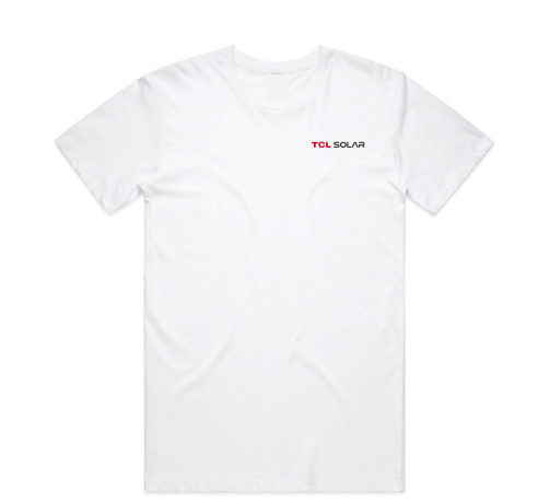 TCL Solar WHITE Crew Neck T-Shirt (Unisex) - NOT CO-BRANDED